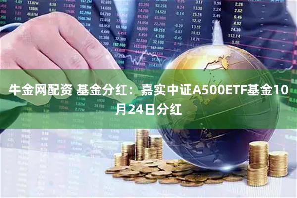 牛金网配资 基金分红：嘉实中证A500ETF基金10月24日分红